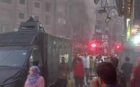 ماس كهربائي وراء حريق الورديان