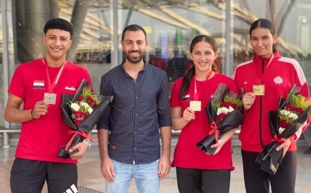 فوز فريق لاعبي الكارتية بنادي ههيا الرياضي ببطولة افريقيا للكاراتية بتونس