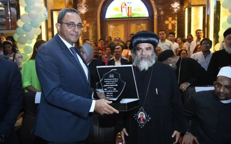 محافظ قنا يشهد ختام المهرجان الصيفي الثالث والعشرون للشباب بدير الأنبا بضابا