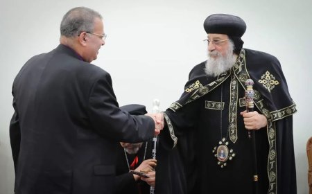 رئيس الطائفة الإنجيلية بمصر يشارك في احتفال اليوبيل الذهبي لمجلس كنائس الشرق الأوسط بحضور قداسة البابا تواضروس
