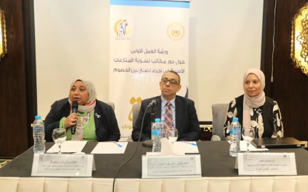 تسوية المنازعات الأسرية في إجراء الصلح بين الخصوم فى ورشة عمل بتعاون قومى المرأة ووزارة العدل