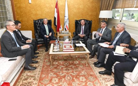 وزير الصناعة والنقل يبحث مع سفير كوريا الجنوبية بالقاهرة سبل تعزيز التعاون بين البلدين في مجالي الصناعة والنقل