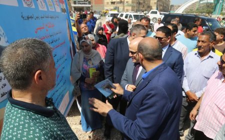 محافظ كفرالشيخ يتفقد قوافل المبادرة الرئاسية “بداية جديدة”