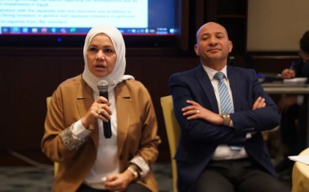 رئيس مصلحة الضرائب تلتقى بالسفير اليابانى ووفد من (JBA)