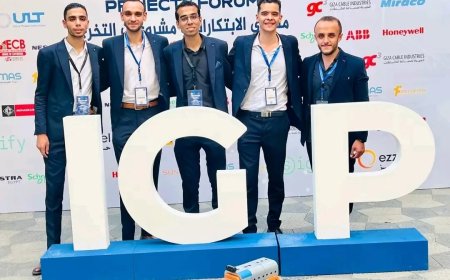 فريق جامعة القناة ثالث الجمهورية في ملتقى الإبتكارات ومشروعات التخرج لعام 2024