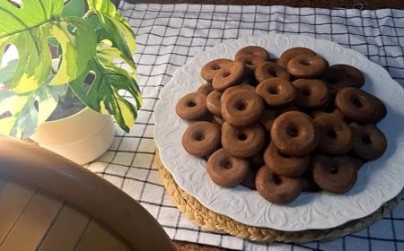 مينى دونات بالكاكاو للمدارس بطريقة احترافية