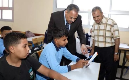 محافظ الشرقية يفتتح مدرسة كفر الدير الإعدادية