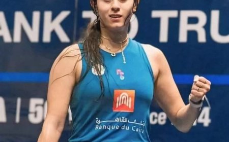 قومي المرأة يهنىء نور الشربينى  لتتويجها  ببطولة باريس العالمية للاسكواش