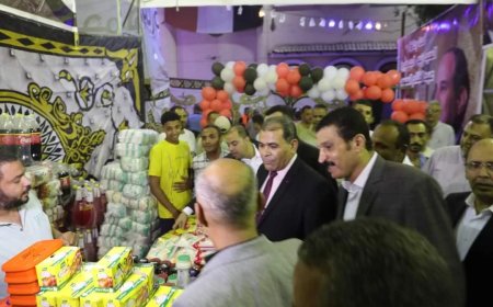 افتتاح معرض “أهلاً مدارس” بقرية بني أحمد الغربية ضمن المبادرة الرئاسية “بداية جديدة لبناء الإنسان”