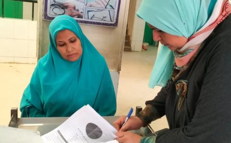 تقديم الخدمات الطبية العلاجية المجانية إلي 1700 مواطن خلال قافلتي الشهداء والزارة بمركز المنشاه
