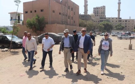 محافظ القليوبيه ورئيس جهاز تعمير القاهرة الكبري يتفقدان اعمال تطوير شارع الرشاح بشرق شبرا الخيمة