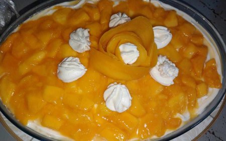 طريقة عمل كنافه بالمانجو