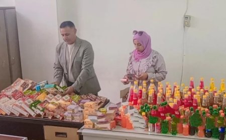 ضبط مواد غذائية منتهية الصلاحية وتحرير 8 محاضر بالاسماعيلية