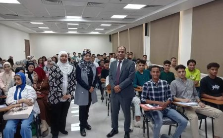 انتظام المحاضرات مع بدء الدراسة بالكلية السياحة والفنادق بالغردقة