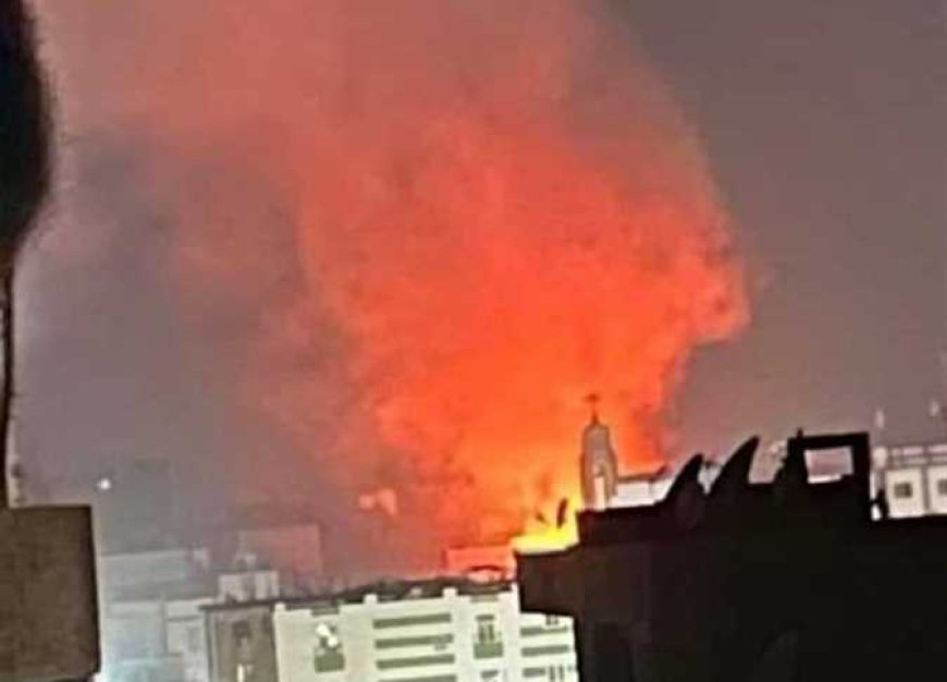 بيان مطرانية بني سويف حول الحريق: الخسائر المادية كبيرة.. والسبب مجهول