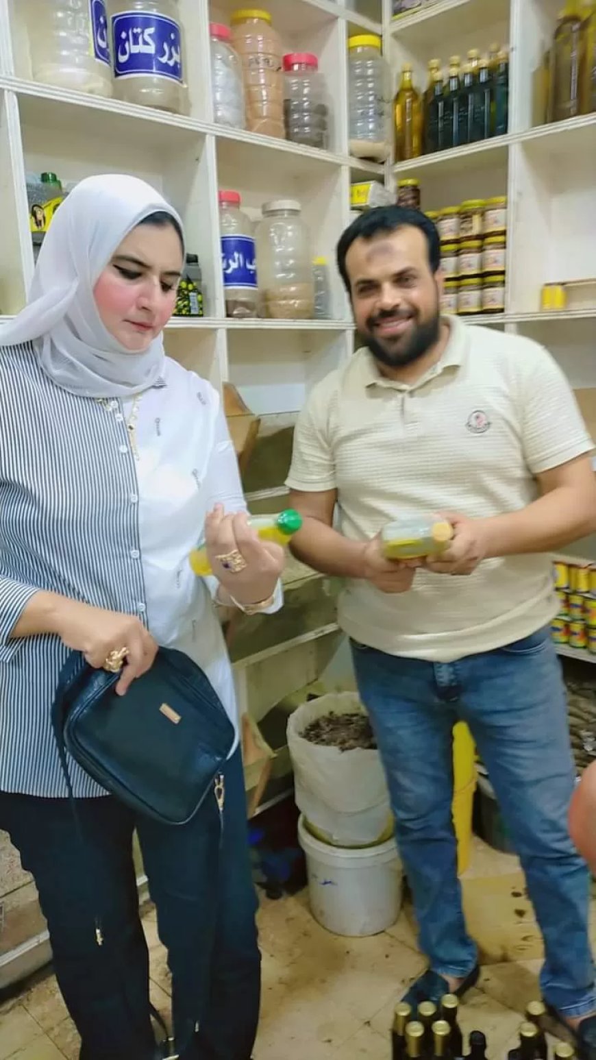 ضبط  طن زيت زيتون مغشوش بمطروح