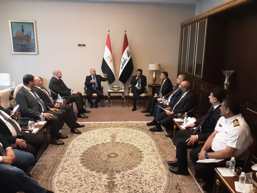 وزير الصناعة والنقل يبحث مع نظرائة العراقيين تعزيز التعاون المشترك