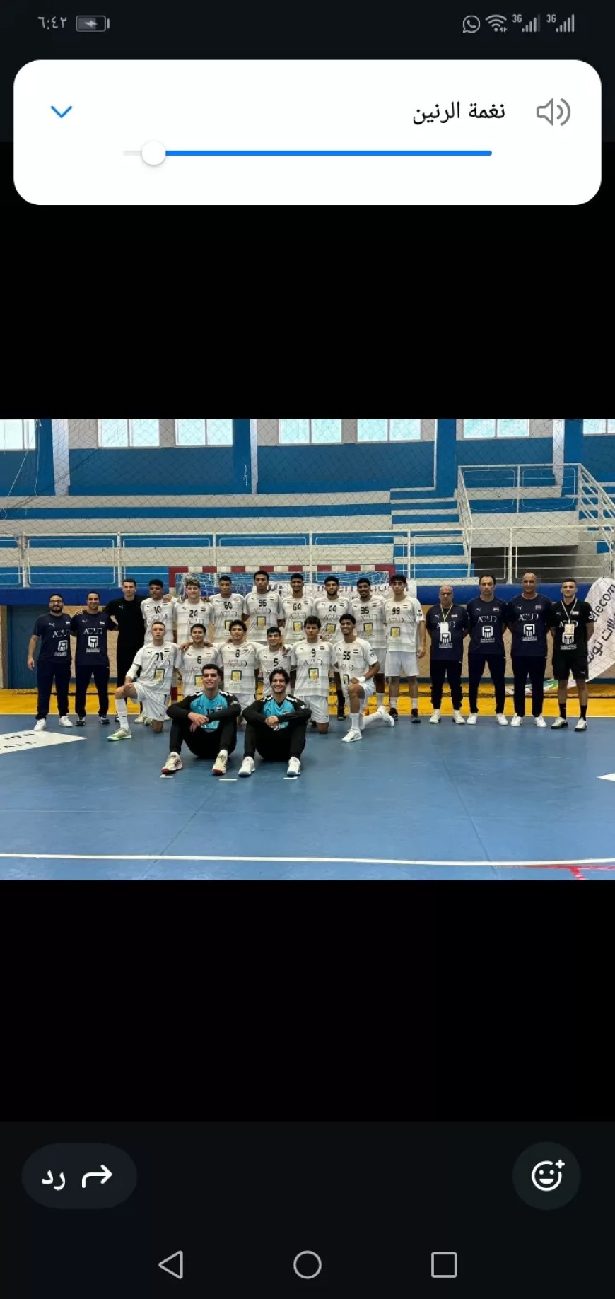 شباب اليد  يفوز على غينيا في ثاني مواجهاته ببطولة أفريقيا بتونس