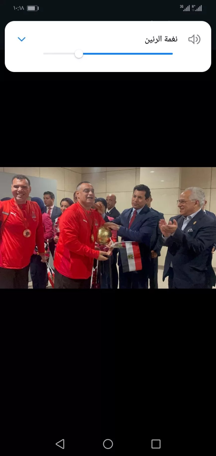 وزيرالرياضة يستقبل أبطال البارالمبية في مطار القاهرة
