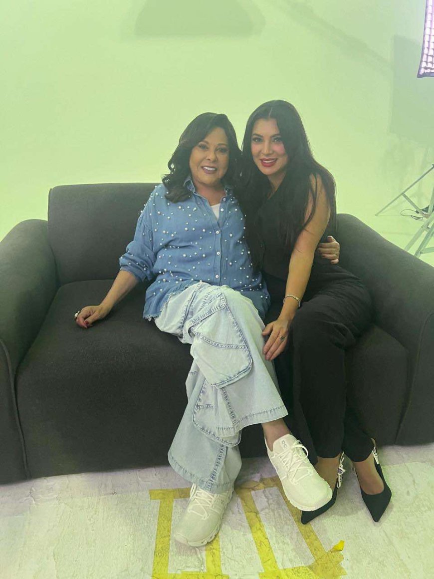 بسمة داود تشوق جمهورها ل “تيتا زوزو” بصور من الكواليس  