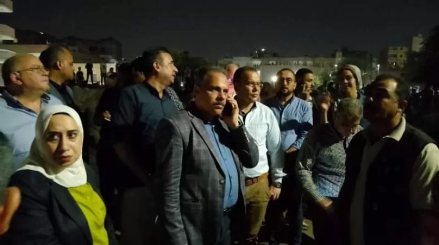 نائب رئيس مجلس الوزراء يتابع مع محافظ الشرقية حادث تصادم قطارين أمام بلوك 5