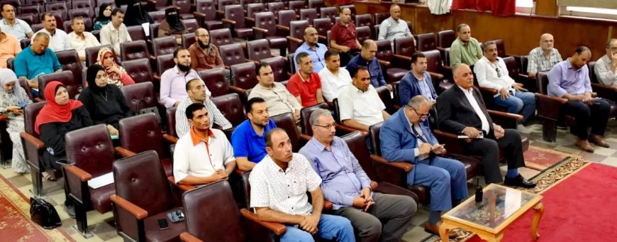 متابعة مستجدات تقنين أراضي أملاك الدولة بقرى ومدن المحافظة