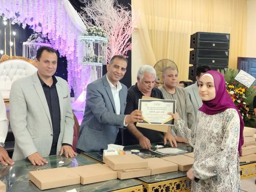 تكريم المتفوقين علميا بمركز شباب” كفر بطا” بالقليوبية