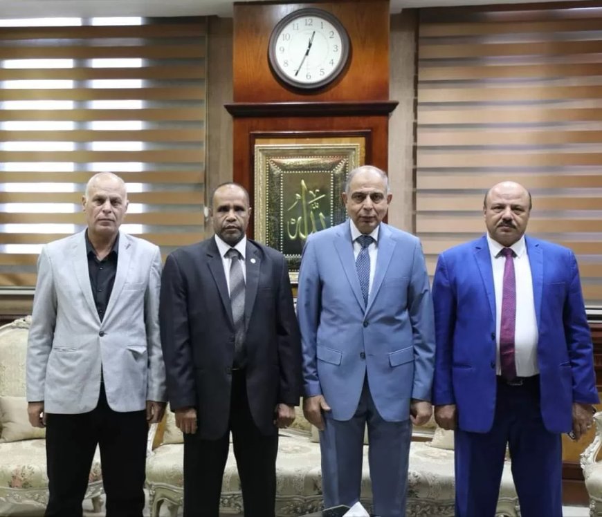 محافظ المنيا يستقبل وفد وزارة الزراعة لمناقشة شكاوى المزارعين