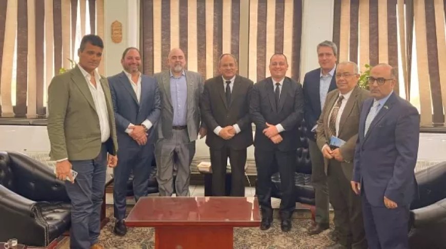 رئيس البحوث الزراعية يلتقي وفد سفارة  البرازيل لبحث سبل التعاون في مجال  تحسين سلالات الحيوانات المصرية