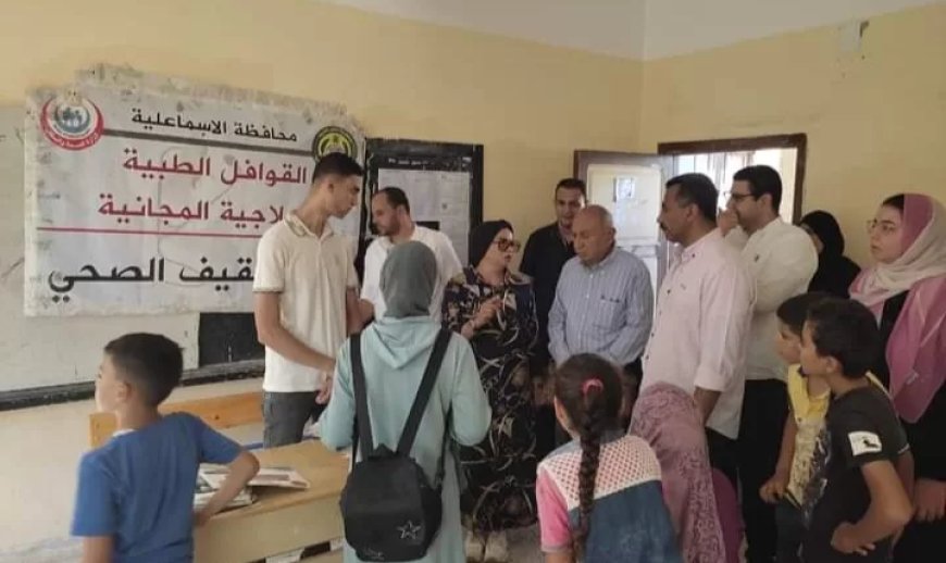 قافلة طبية شاملة بالقنطرة غرب برعاية مستقبل وطن