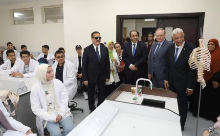 محافظ المنوفية والسفير الأوروبي يتفقدان مدرستي سعد درويش والمساعي الإعدادية بتلا والجامعة الأهلية ببركة السبع