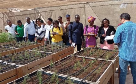 المركزي للمناخ الزراعي يستقبل مبعوثين من عدة دول افريقية