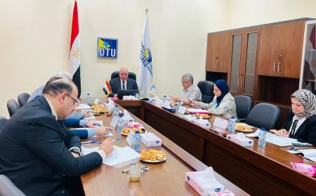 انعقاد الجلسة السادسة لمجلس جامعة الدلتا التكنولوجية