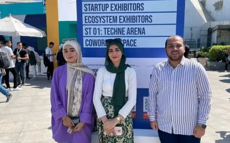 وفد نادي ريادة الأعمال بجامعة القناة يشارك في قمة “تكني” بمكتبة الإسكندرية