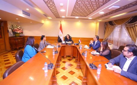 وزيرة التضامن تلتقي المدير القطري لمؤسسة دروسوس 
