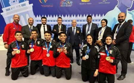 انجازتاريخي15 ميدالية متنوعة والمركزالثاني لمنتخب مصر للكاراتيه في بطولة العالم بإيطاليا