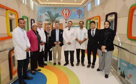 القنصل الياباني والملحق الطبي بالسفارة اليابانية بالقاهرة يشيدان بمستوى التجهيزات بمستشفى شفاء الأورمان بالأقصر