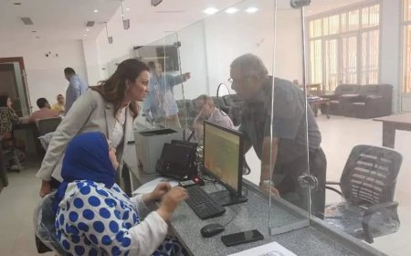 نائب محافظ الجيزة تتفقد التشغيل التجريبي للمركز التكنولوجي بالمنطقة الصناعية بأبورواش