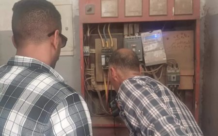 محافظة الجيزة تضبط حالات سرقة للتيار الكهربائي لمنشآت تجارية بالطالبية