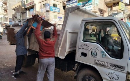 تكثيف جهود حملات النظافة ومتابعة حركة النقل بمدن ومراكز كفر الشيخ
