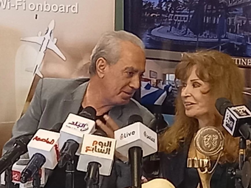 مباراه في حب نيللي بندوة تكريمها بمهرجان الإسكندرية السينمائي