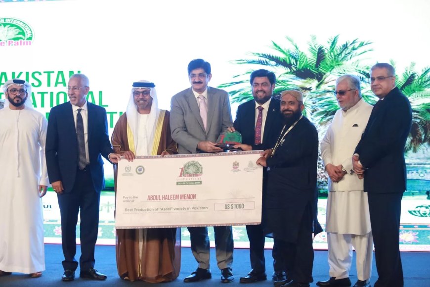 افتتاح المهرجان الدولي الأول للتمور الباكستانية بمشاركات دوليه لمنتجي التمور