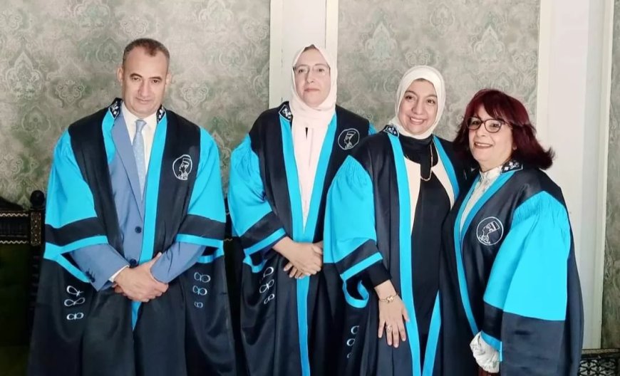 الدكتوراه للباحثة مي مصطفي بمرتبة الشرف الأولى من آداب المنيا