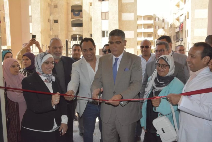 محافظ الجيزة يفتتح قسم الطوارئ بمستشفي ٦ أكتوبر المركزي