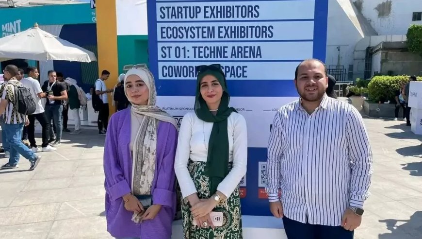وفد نادي ريادة الأعمال بجامعة القناة يشارك في قمة “تكني” بمكتبة الإسكندرية