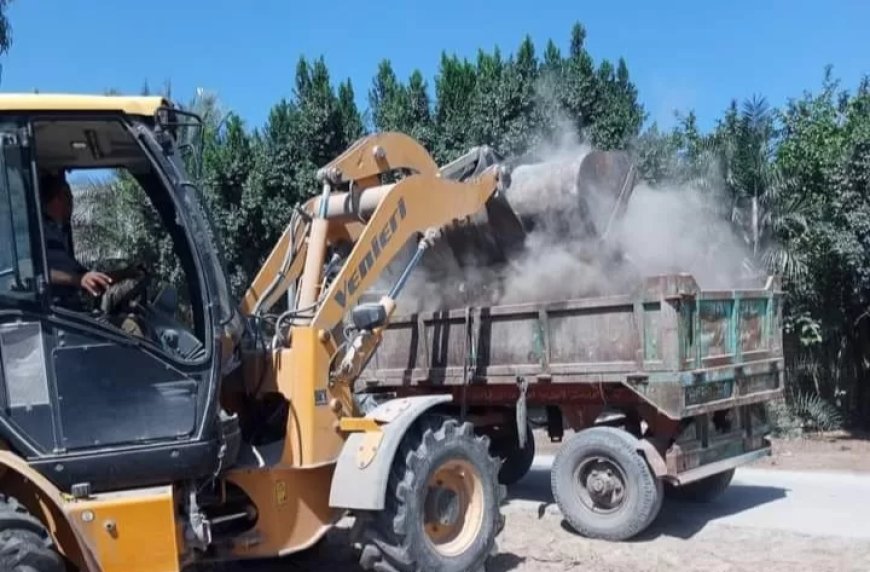 حملات نظافة وصيانة وتجميل بقري ومدينة القنطرة غرب