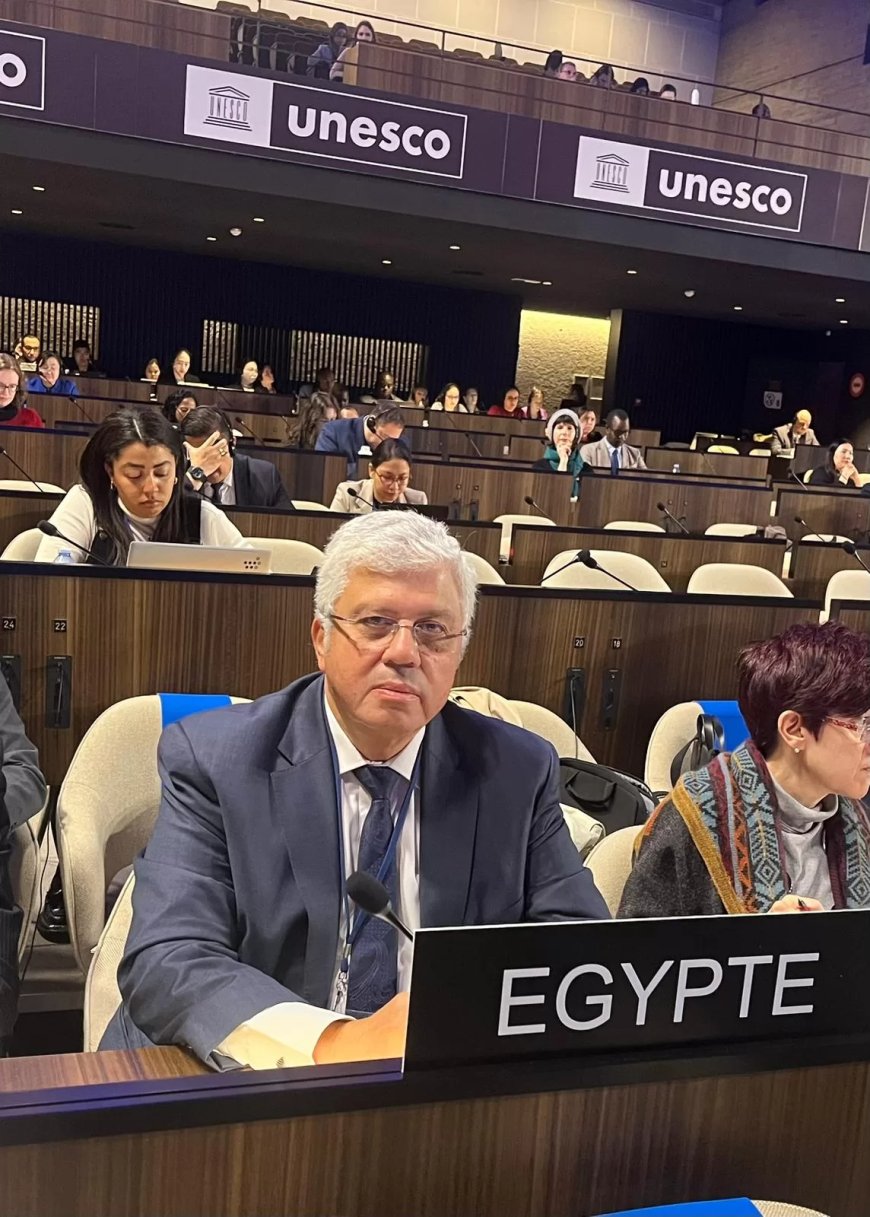 ”بكلمتة في الدورة 220 لليونيسكو”د.عاشور يؤكد اهمية الحوار بين الثقافات والاديان والتعاون الدولي