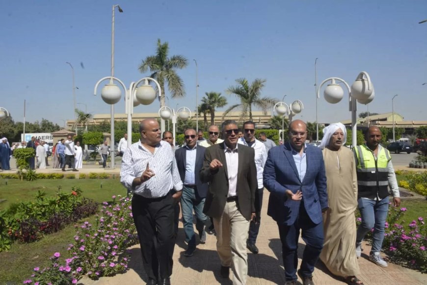 جوله مطولة لمحافظ الجيزة بسوق الجملة ب6 أكتوبر