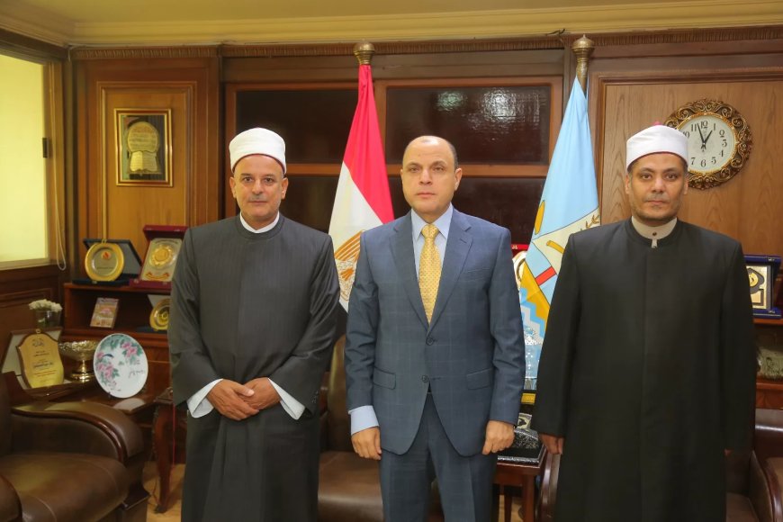 محافظ كفرالشيخ يستقبل وكيل وزارة الأوقاف الجديد