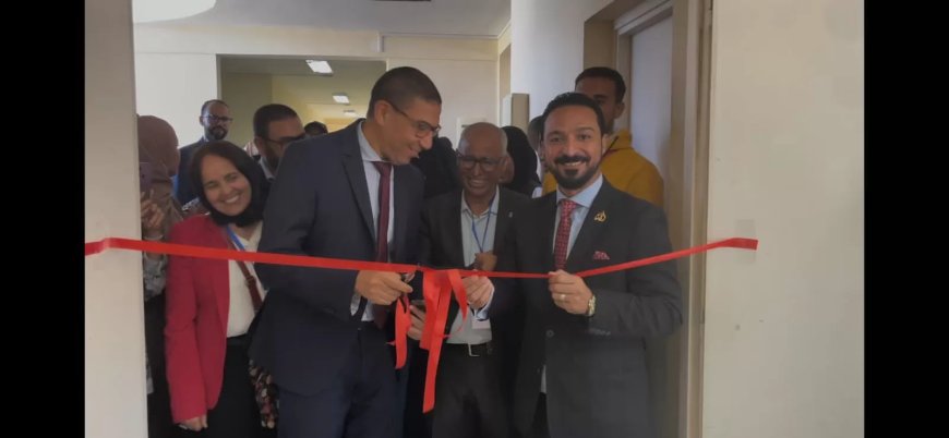 افتتاح المعرض التشكيلي للفنان الدكتور أحمد جمال عيد بجامعة شعيب الدكالي بالمغرب